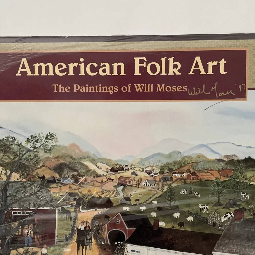 American Folk Art Will Moses 1998 Calendar NEW IN WRAPPING Cedco Publishing